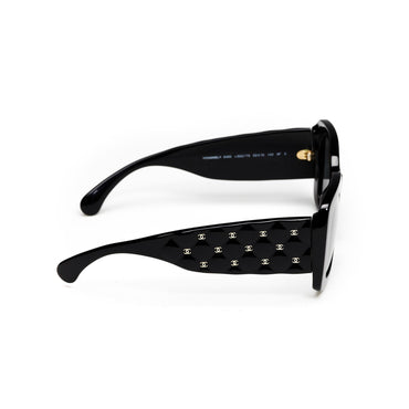 Lovely Quilting Sunglasses - Black+Grey