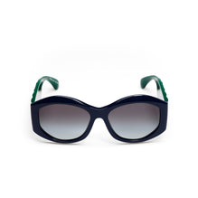 Lovely Quilting Sunglasses - Blue&Green + Grey