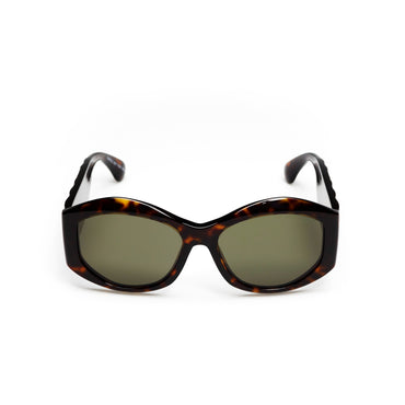 Lovely Quilting Sunglasses - Dark Tortoise + Grey