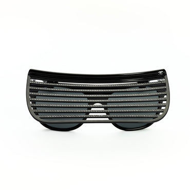 Sparkling Riviera Sunglasses - Black+Grey