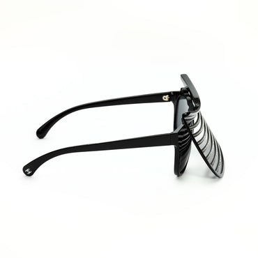 Sparkling Riviera Sunglasses - Black+Grey