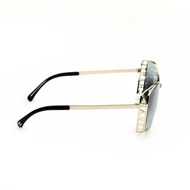 Chanel Side Sunglasses - Gold + Grey
