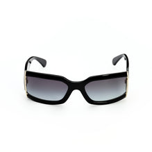 Chanel Side Sunglasses - Black + Grey