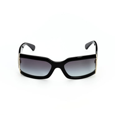 Chanel Side Sunglasses - Black + Grey