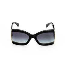 Chanel Side Sunglasses - Black + Grey