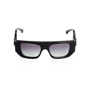 Star Tweed Sunglasses - Black+Grey
