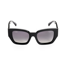 Tweed Label Sunglasses - Black+Grey
