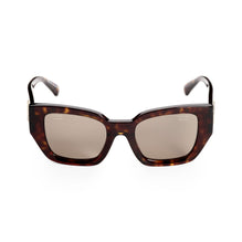 Tweed Label Sunglasses - Dark Tortoise + Grey