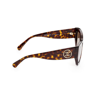Tweed Label Sunglasses - Dark Tortoise + Grey