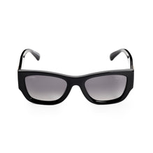 Tweed Label Sunglasses - Black+Grey