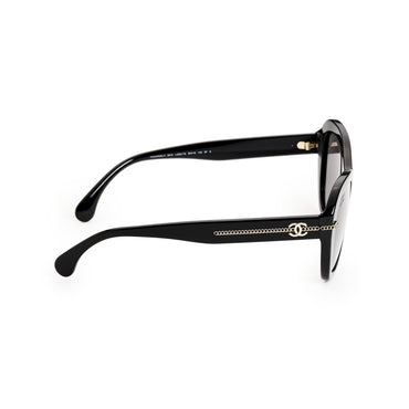 Online Chain Sunglasses - Black+Grey
