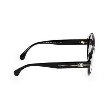 Online Chain Sunglasses - Black+Grey