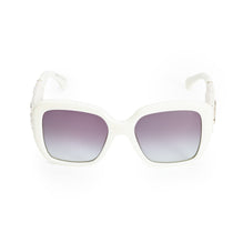 Star Tweed Sunglasses - White /  White + Grey