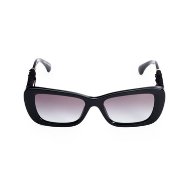 Star Tweed Sunglasses - Black + Grey