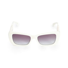 Star Tweed Sunglasses - White /  White + Grey