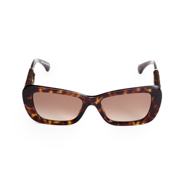 Star Tweed Sunglasses - Dark Tortoise + Brown