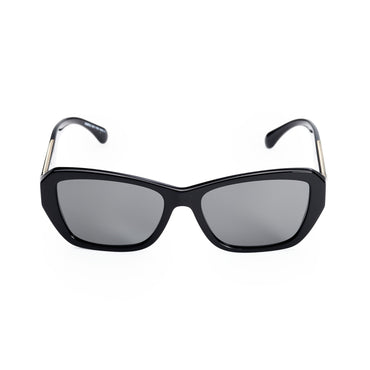 Tweed Feeling Sunglasses - Black + Black
