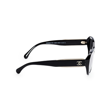 Tweed Feeling Sunglasses - Black + Black