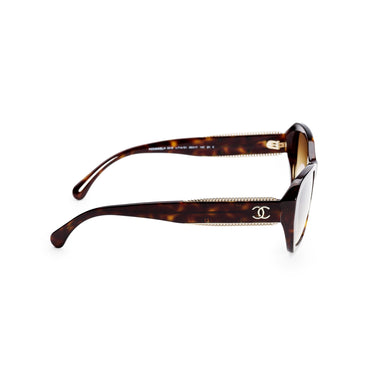 Tweed Feeling Sunglasses - Dark Tortoise + Brown