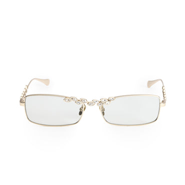 Lucky Strass Sunglasses - Pale Gold + Grey