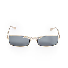 Lucky Strass Sunglasses - Pale Gold + Dark Grey