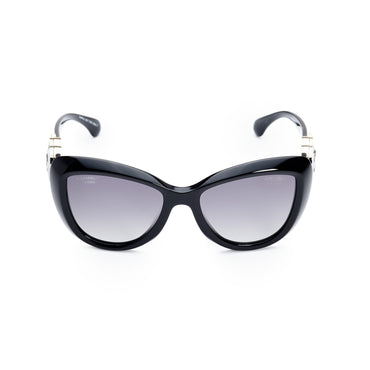 Charming Heart Sunglasses - Black+Grey