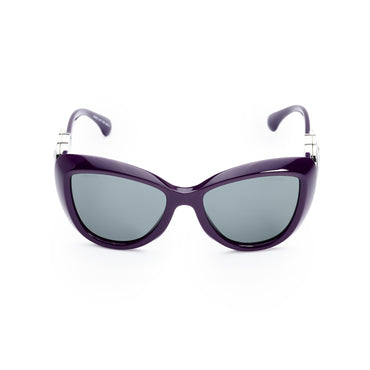 Charming Heart Sunglasses - Purple+Grey