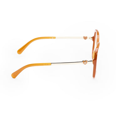 Charming Heart Optical Eyewear - Caramel + Transparent