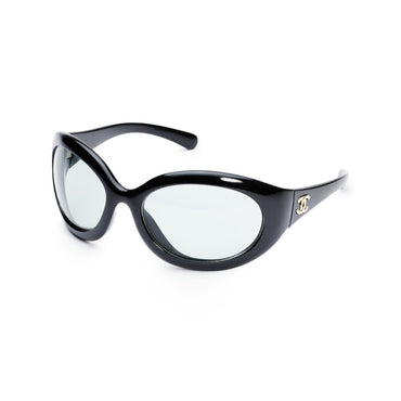 Surfing Girl Sunglasses - Black/Grey