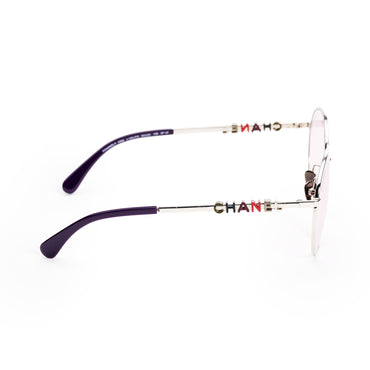 Pretty Chanel Sunglasses - Silver + Pink