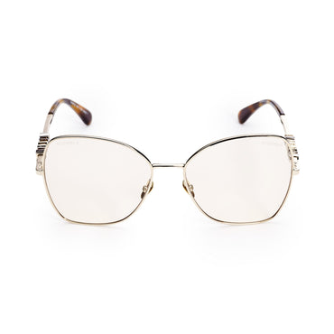 Pretty Chanel Sunglasses - Gold + Brown
