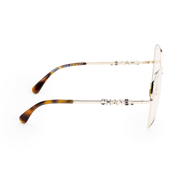 Pretty Chanel Sunglasses - Gold + Brown