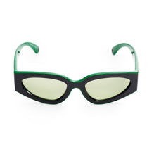 Cc Pop Sunglasses - Black/Green+Green