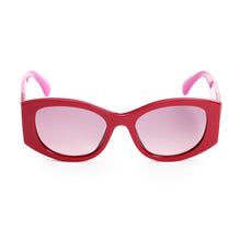 Two-Tone Cc Sunglasses - Red / Pink + Pink