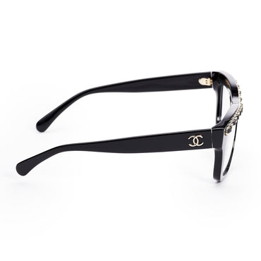 Collector Chain Optical Eyewear - Black/Transparent