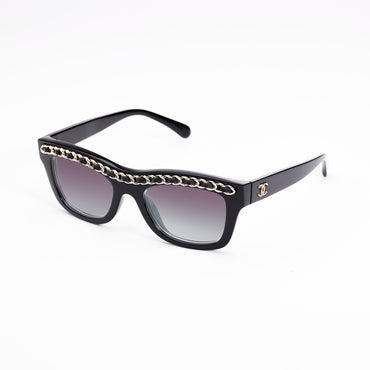 Collector Chain Sunglasses - Black/Grey