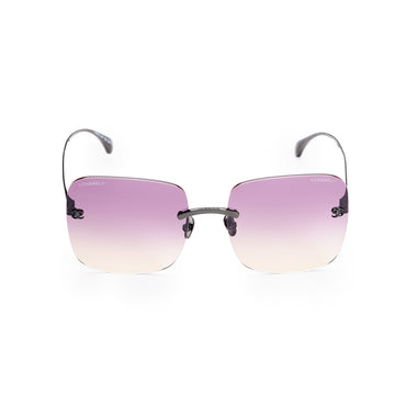 Titanium Sunset Sunglasses - Black + Brown/Purple