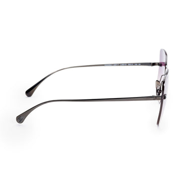 Titanium Sunset Sunglasses - Black + Brown/Purple