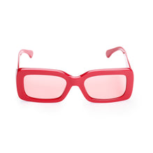 Eye In Red Sunglasses - Red/Red