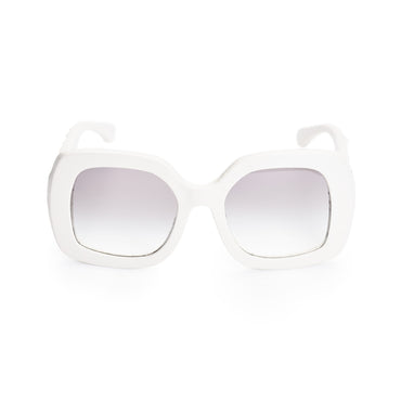 Lady Tweed Sunglasses - Off White + Light Grey