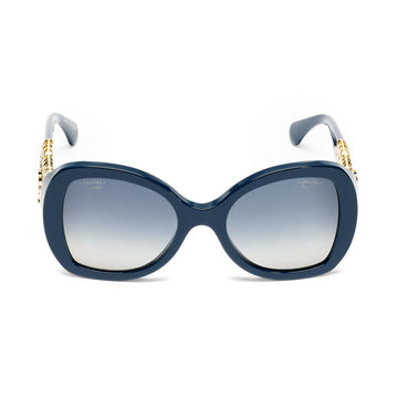 Jewel Tweed Sunglasses - Blue Grey + Blue
