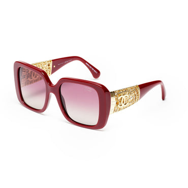 Jewel Tweed Sunglasses - Browny Red + Pink Grey