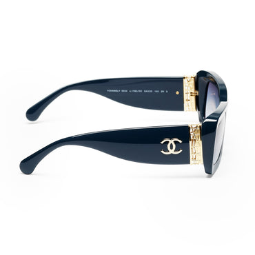 Jewel Tweed Sunglasses - Blue Grey + Blue