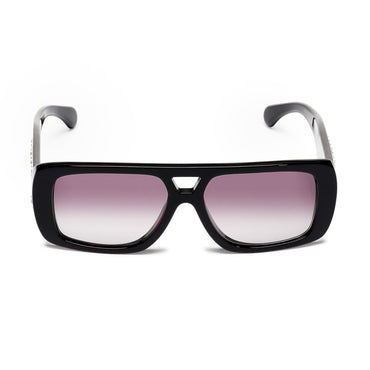 Movie Strass Sunglasses - Black + Grey