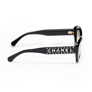 Movie Strass Sunglasses - Noir + Light Grey