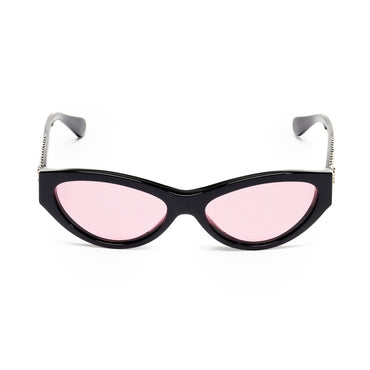 Movie Strass Sunglasses - Black + Pink