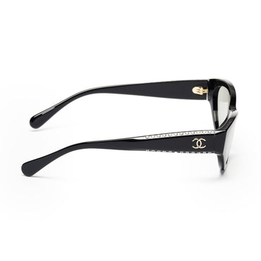 Movie Strass Sunglasses - Noir + Light Grey