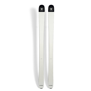 Bois/Fibre De Verre Skis - White/Black