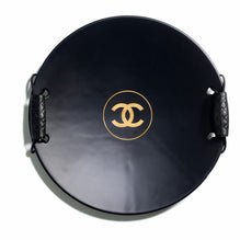 Wood/Lambskin Accessory - Black/Beige