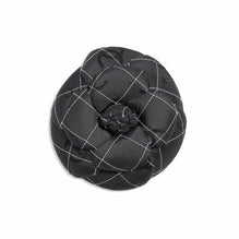 Silk Brooch - Black/White